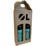 Indlæs billede til gallerivisning Ølkasse til 2 flasker (50cl)