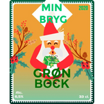 Indlæs billede til gallerivisning Green Santa - design din egen øl etiket - The Beer Label