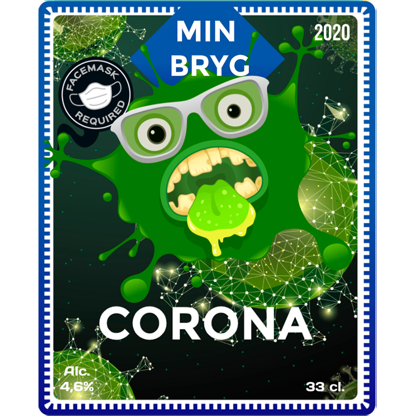 Corona Label - design din egen øl etiket - The Beer Label 