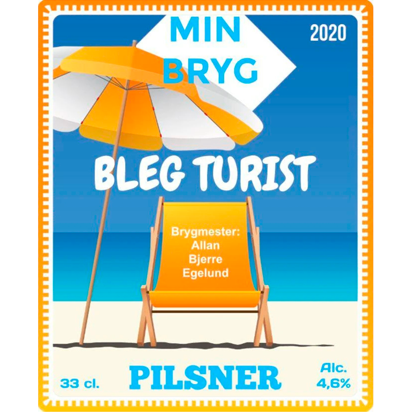 Bleg Turist - design din egen øl etiket - The Beer Label 