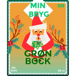 Indlæs billede til gallerivisning Green Santa - design din egen øl etiket - The Beer Label 
